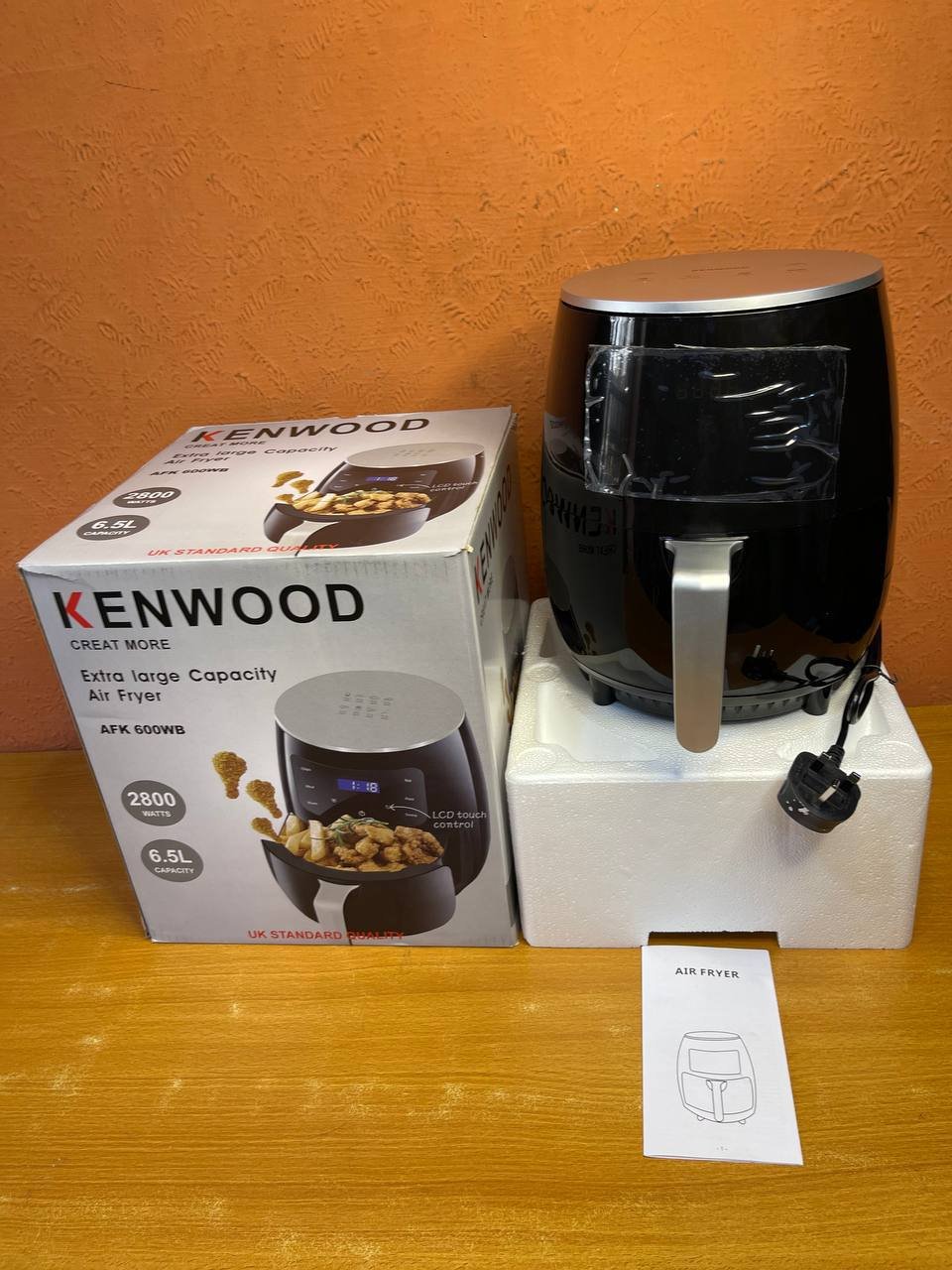 6.5L Kenwood  (TOUCH SCREEN) (2800W) Air Fryer